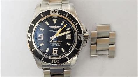 breitling aerospace bracelet link removal|Breitling watch strap replacement.